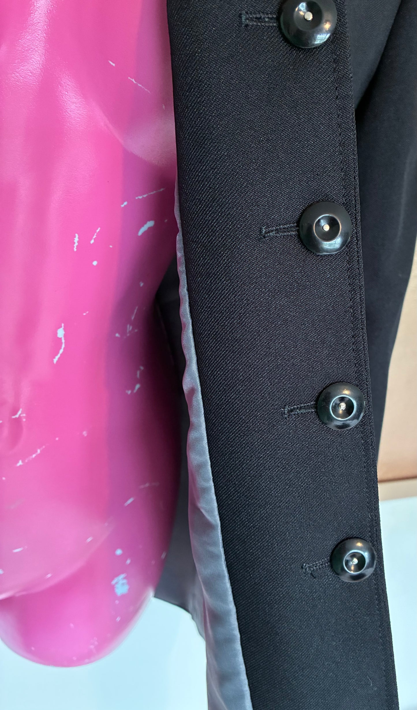 Black john Whitaker unisex competition/show jacket size 36 (approx ladies size 12)