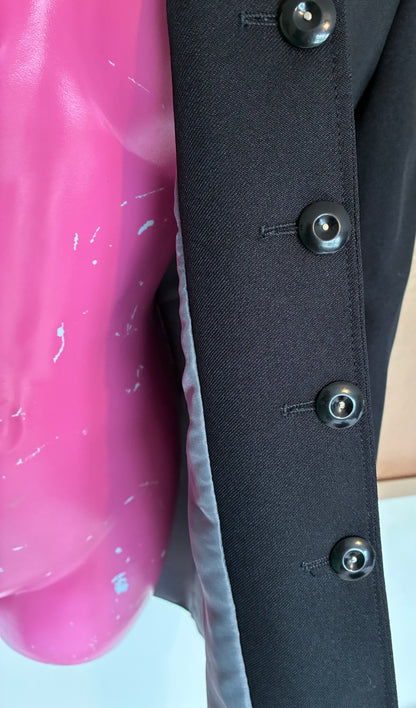 Black john Whitaker unisex competition/show jacket size 36 (approx ladies size 12)