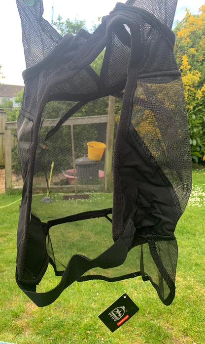 New with tag cartoon face fly mask black - pony size