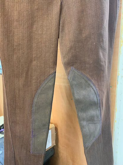 Sherwood Forest Chester Ladies brown denim Jodhpurs size 10/28