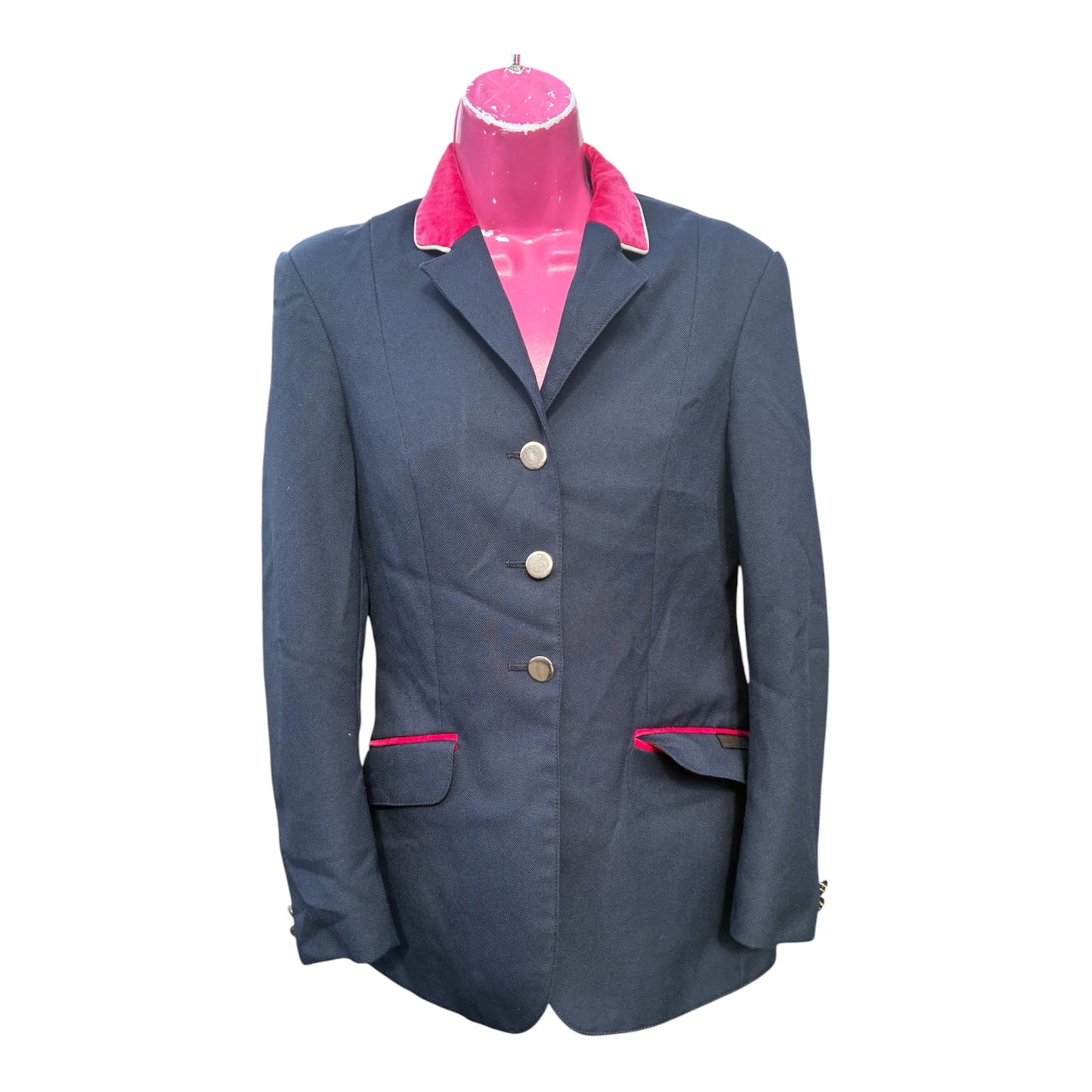 Mears navy and pink show jacket size 34