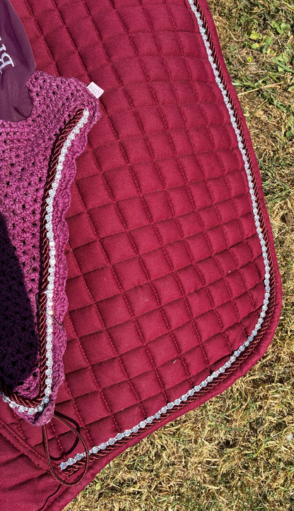 Brillare diamante saddle pad and ears full size