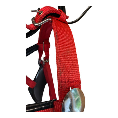 New Red High quality nylon driving bridle
Full size