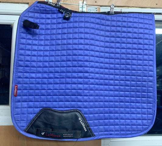 Lemieux bluebell dressage saddle pad size large