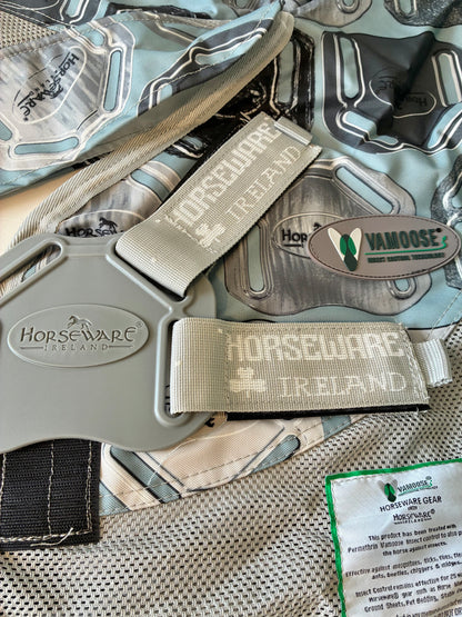 New! Mini/foal/shetland 2’6” (30”)
Horseware Amigo Three In One Vamoose Fly/turnoutRug - Disc Closure - Navy/Silver