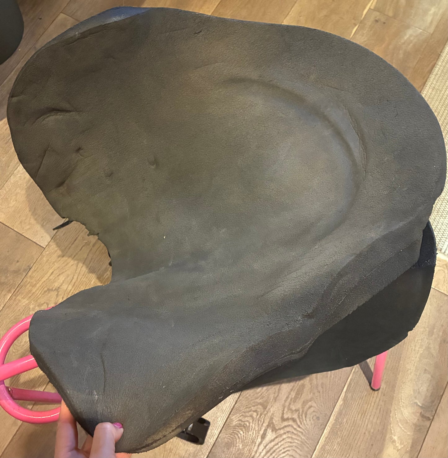 Cashel original soft ride bareback saddle pad size medium with stirrups