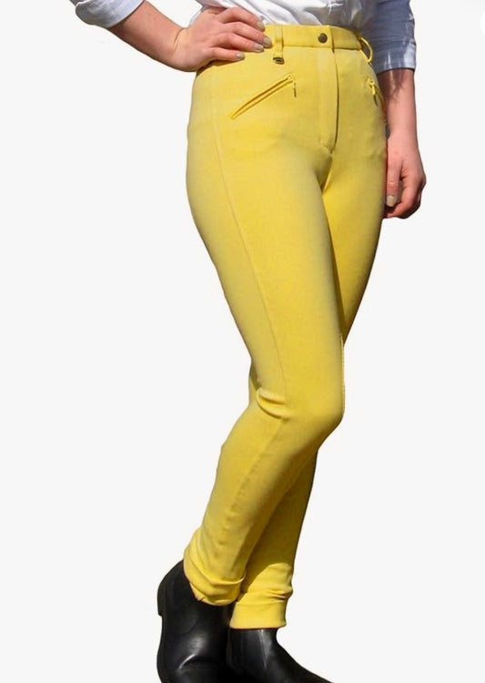 New ladies bright yellow gallop jodhpurs
size 32