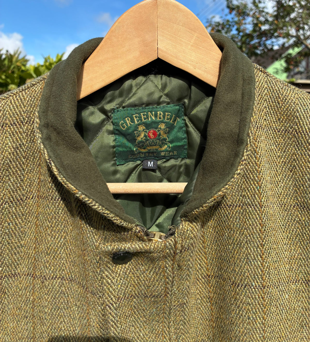 Greenbelt Traditional British country wear tweed gilet size medium