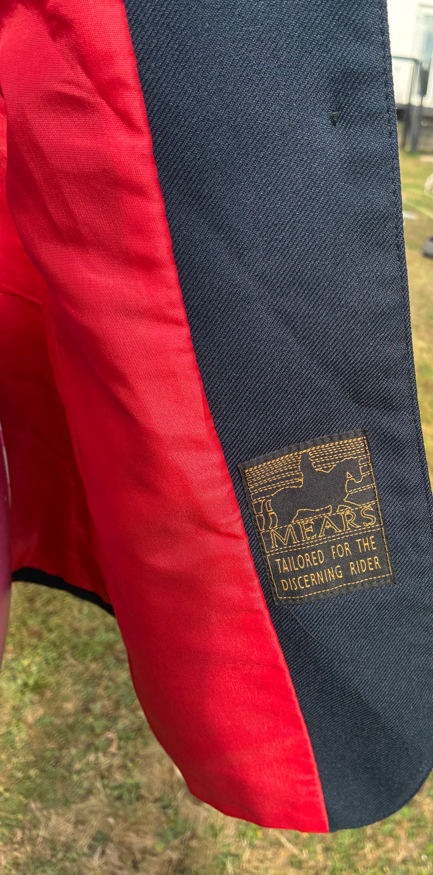 Mears navy and pink show jacket size 34