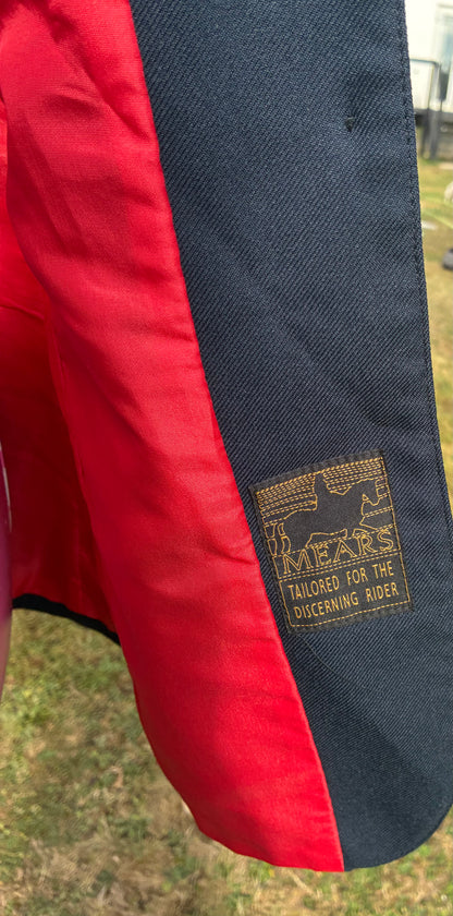 Mears navy and pink show jacket size 34