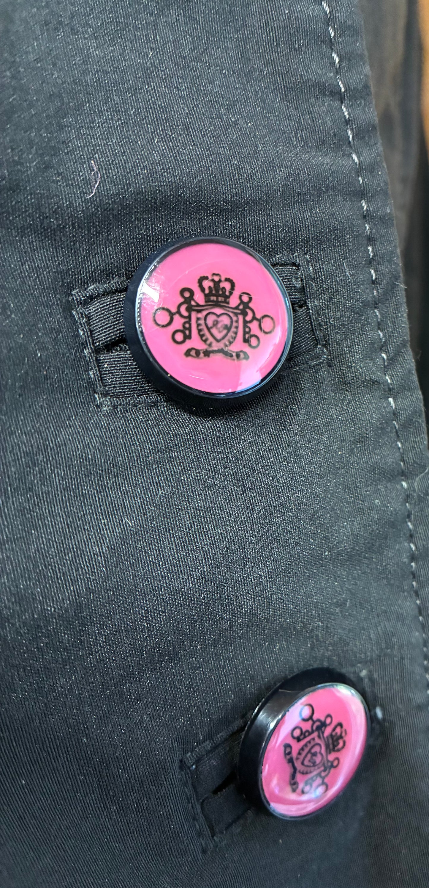 Black & pink ladies size 10 KP equestrian show jacket