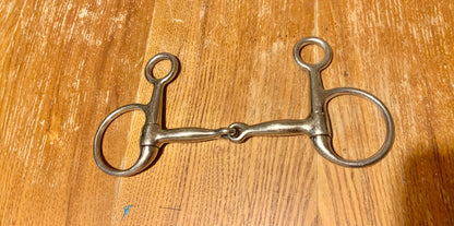 4.75” (5 3/4”) Jointed hanging cheek snaffle