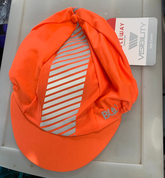 New with tag bridleway Visibility orange Hat Cover