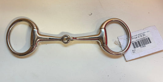 New 4” eggbutt small ring snaffle