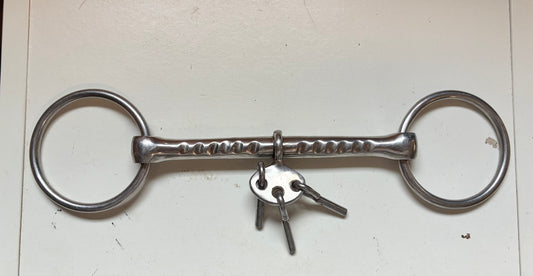 6” loose ring mouthing breaking bit with keys/players