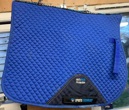 Premier equine blue sports technology saddle pad full size GP