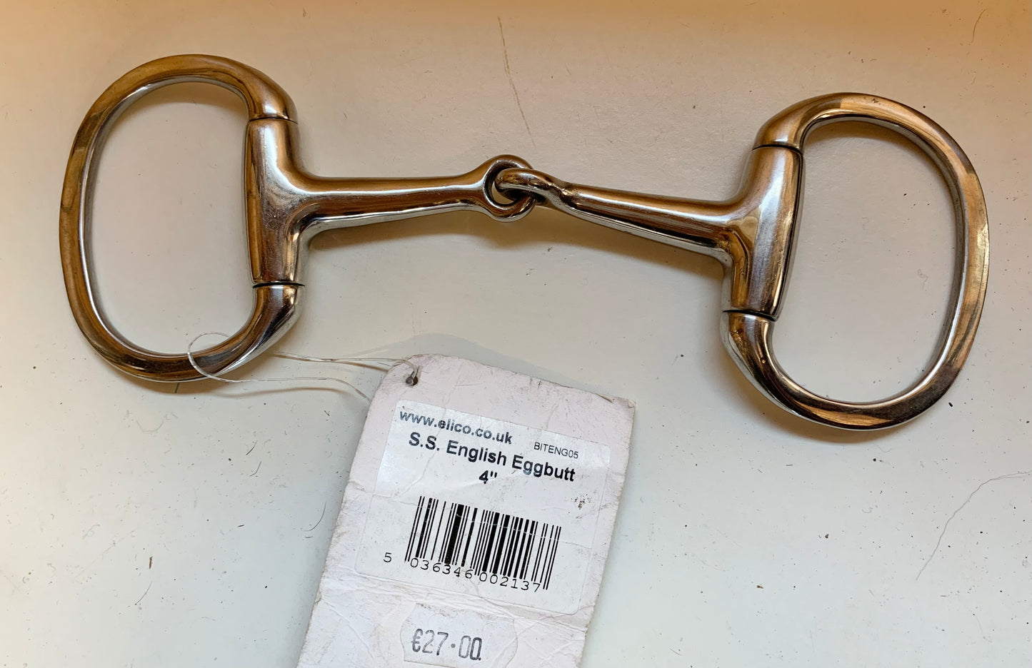 New elico 4” Eggbutt snaffle