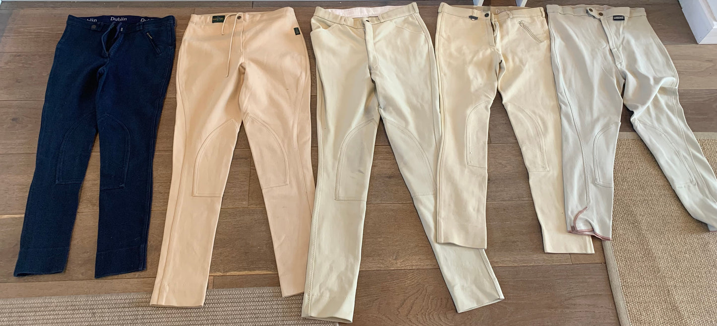 Bundle of 12/30 bundle 5 pairs jodhpurs