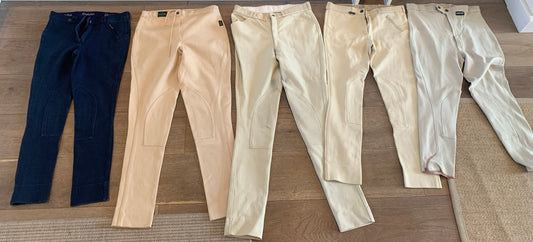 Bundle of 12/30 bundle 5 pairs jodhpurs