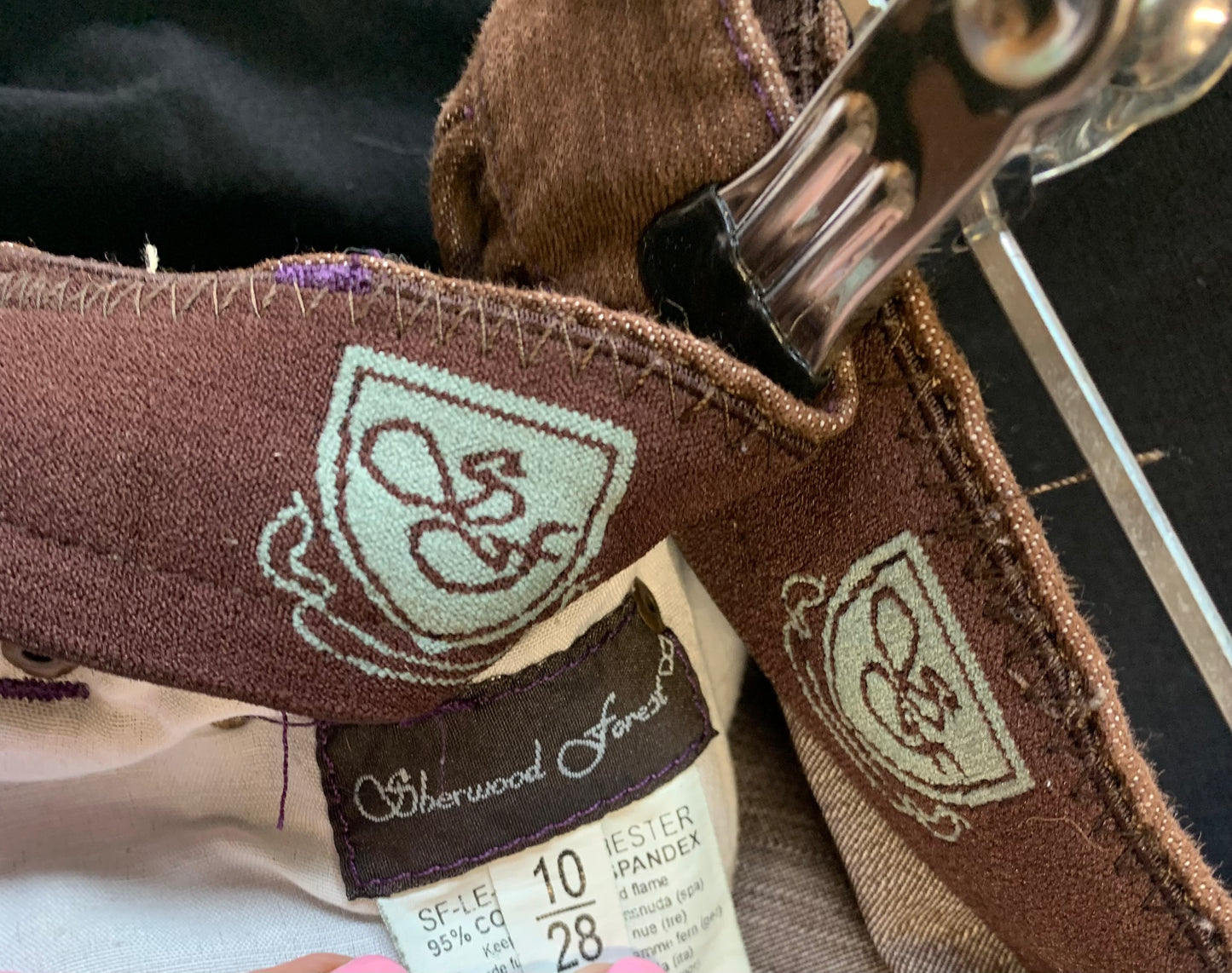 Sherwood Forest Chester Ladies brown denim Jodhpurs size 10/28