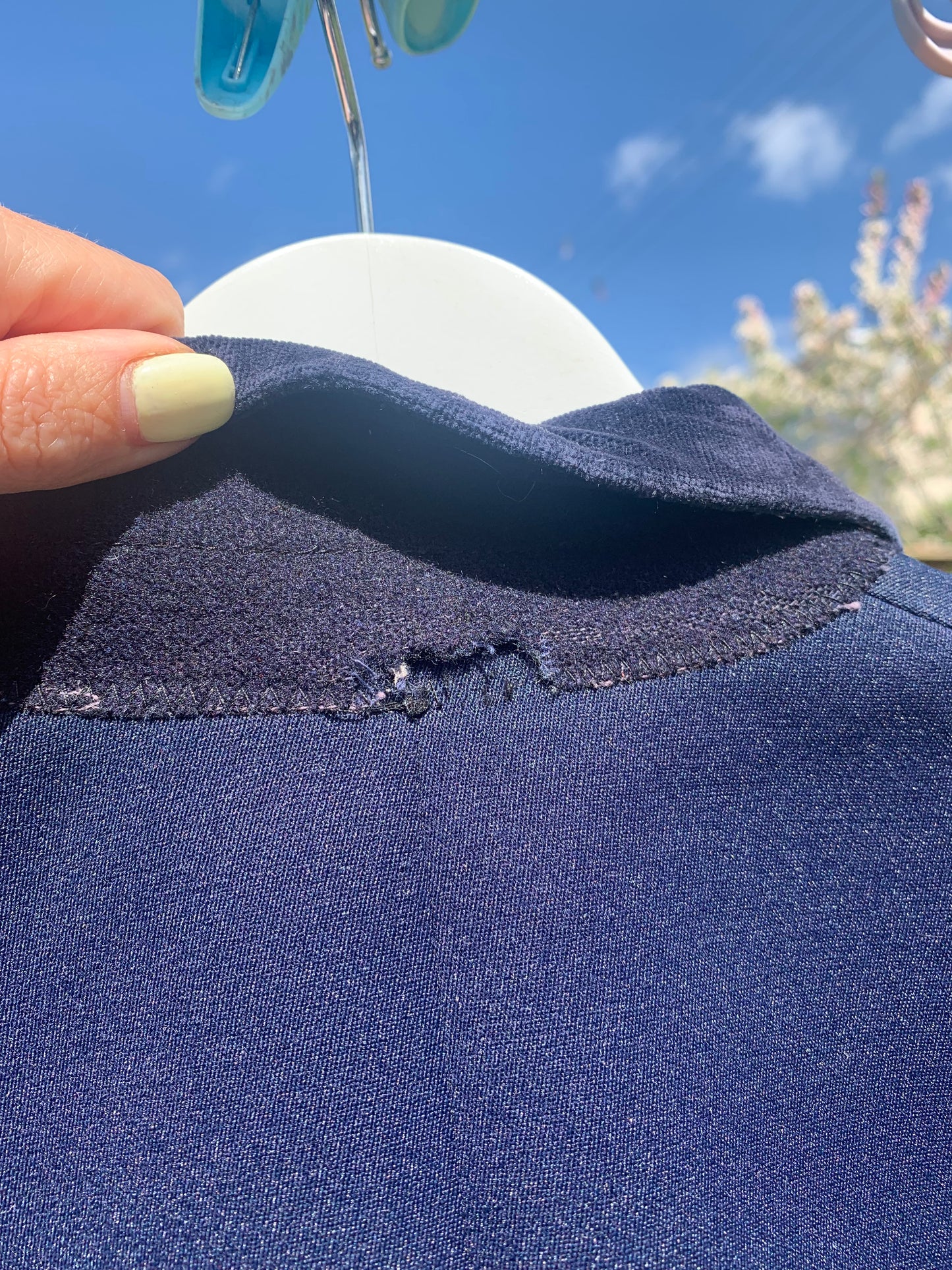 Harris Meyer saddle masters navy show competition jacket with velvet collar approx size 32