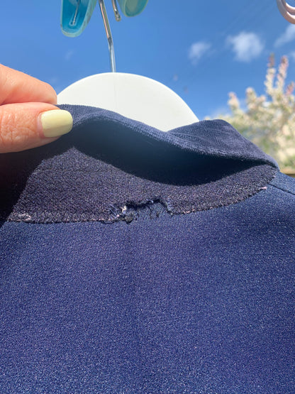 Harris Meyer saddle masters navy show competition jacket with velvet collar approx size 32