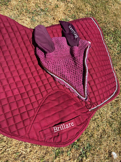 Brillare diamante saddle pad and ears full size