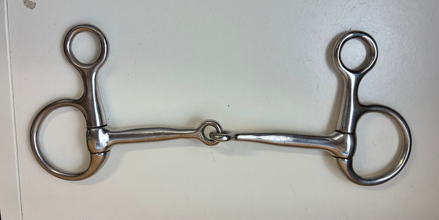 6” hanging cheek/Baucher snaffle