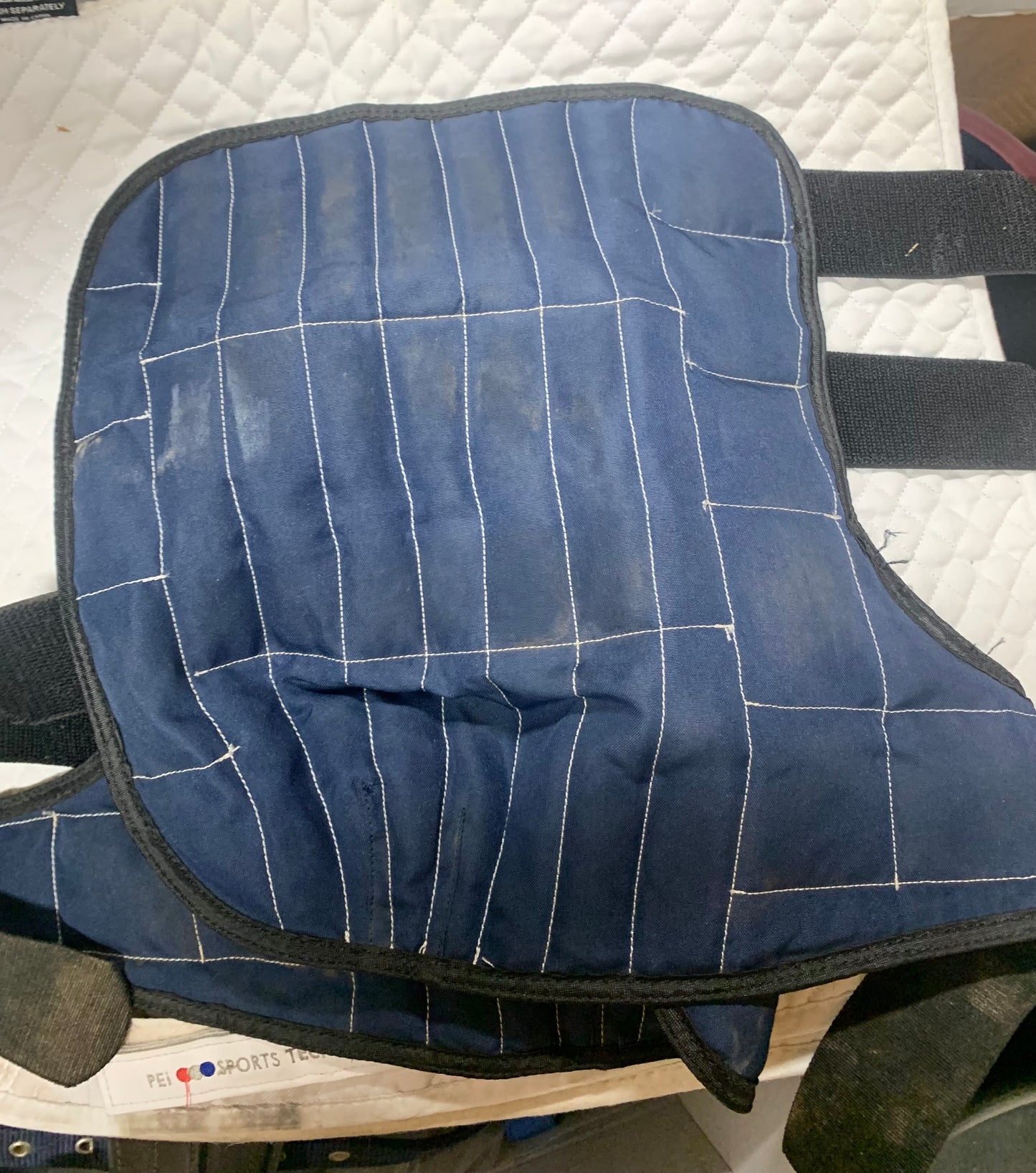 PREMIER EQUINE COLD WATER BOOTS IN NAVY - SIZE MEDIUM