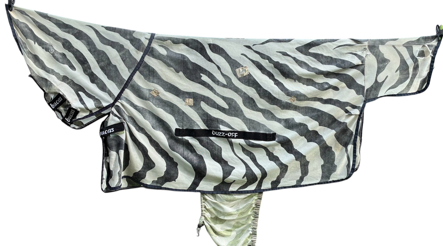 5’9 Bucas Buzz-Off Zebra Fly Rug