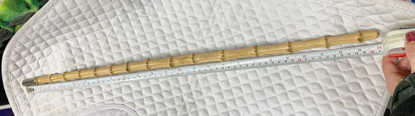 Beautiful bamboo show cane  24” in length