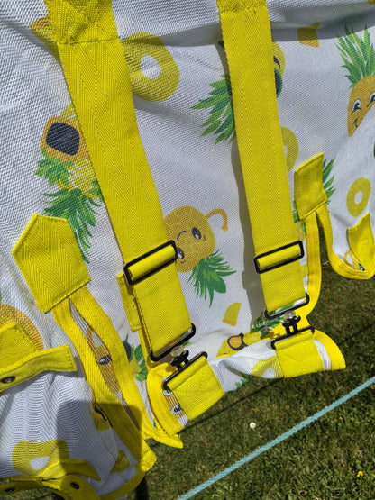 New! Ponyo happy pineapple 🍍 fly rug 3’0