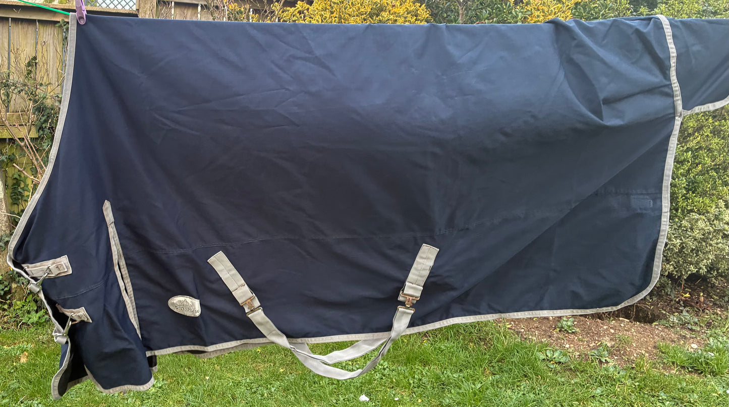 6’6 washed and reproofed no fill 0g turnout rug