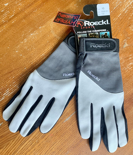 New with original tag size 10 Roeckl Hyper Durability riding gloves water repellent wind-proof