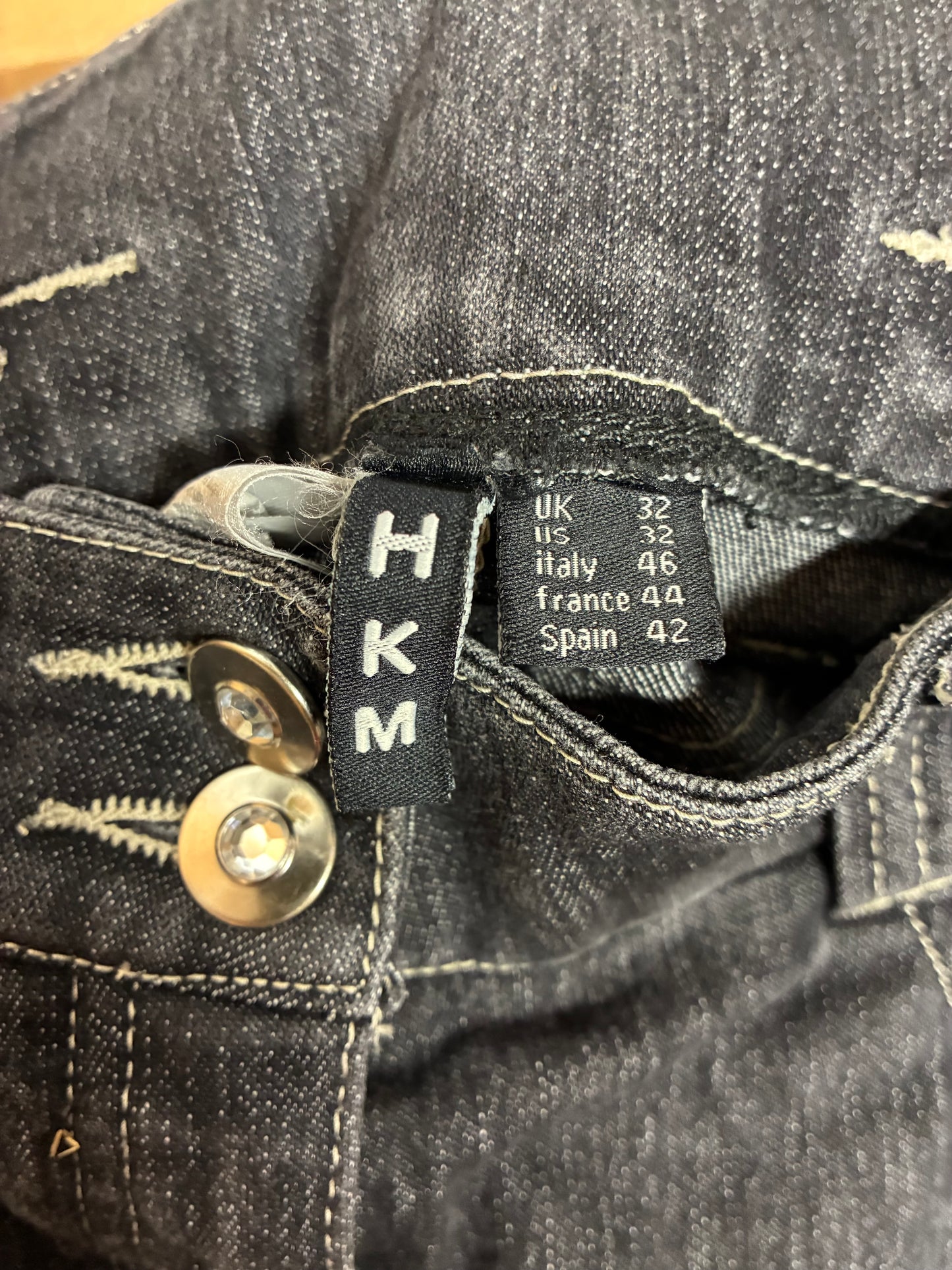 HKM DENIM JODHPURS SIZE 32