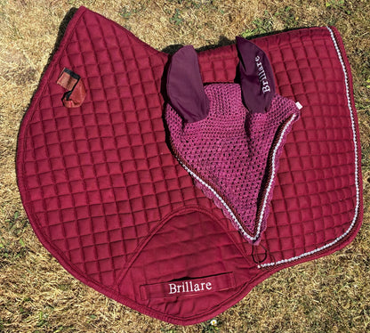 Brillare diamante saddle pad and ears full size