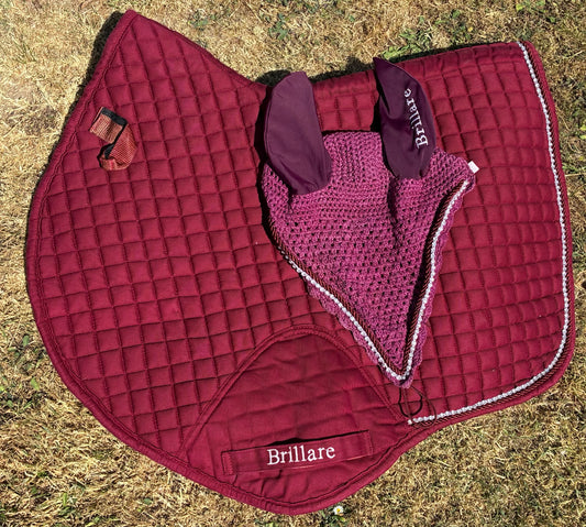 Brillare diamante saddle pad and ears full size