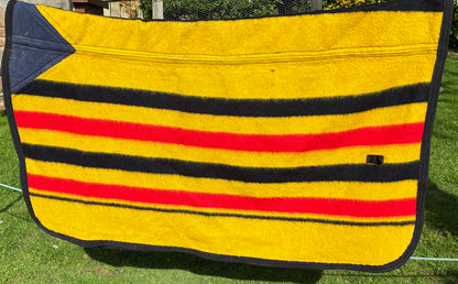Shires Newmarket Stripe 100% Wool Full Size Exercise Sheet Rug 4’3”
