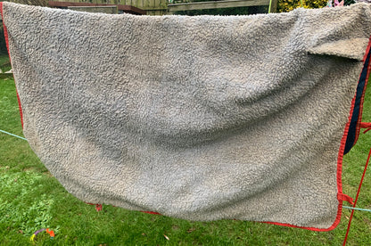 Horseware 4’6/cob size thick Sherpa fleece lined waterproof exercise rug