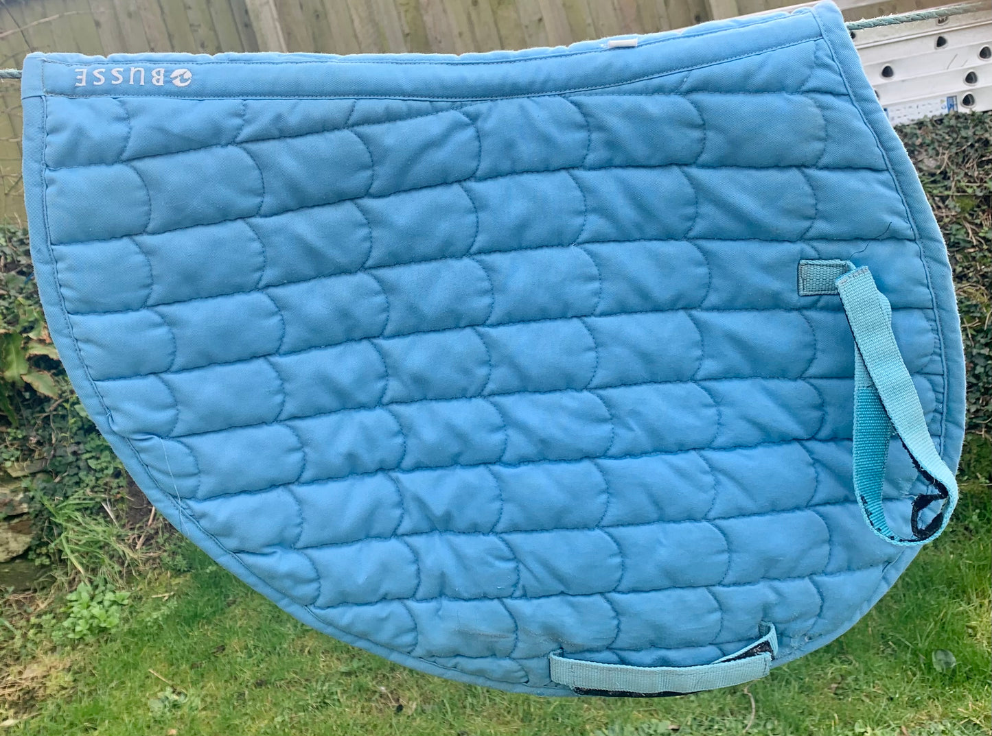 busse jump saddle pad sky blue full size