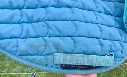 busse jump saddle pad sky blue full size