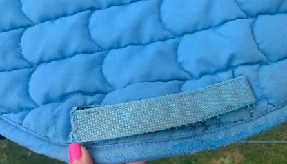 busse jump saddle pad sky blue full size