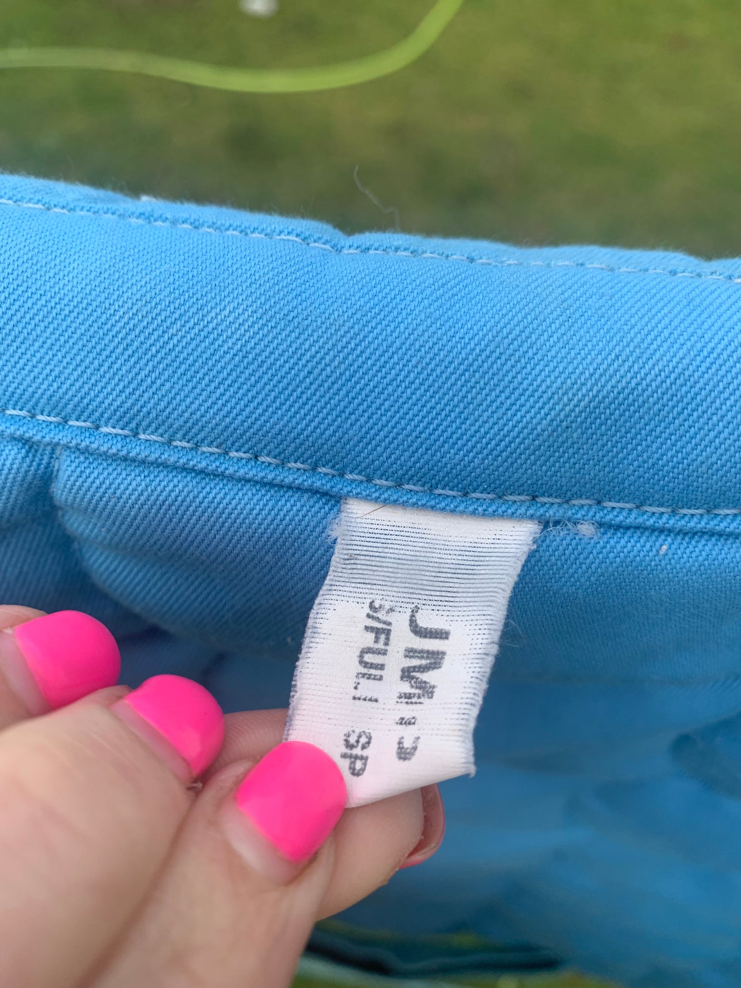 busse jump saddle pad sky blue full size