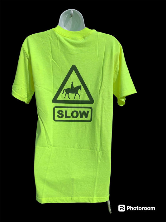 Slow yellow t shirt