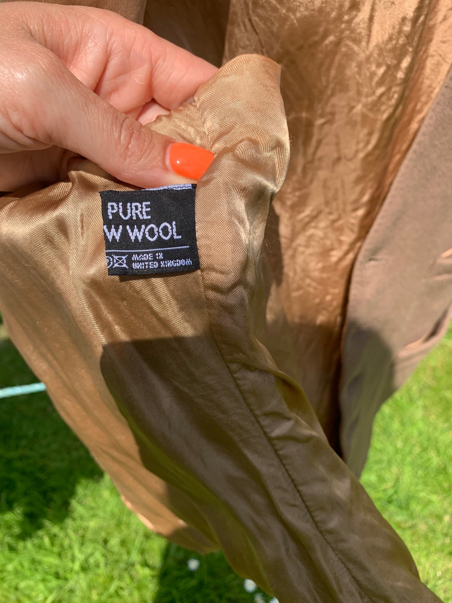Size 42 beige wool Waistcoat