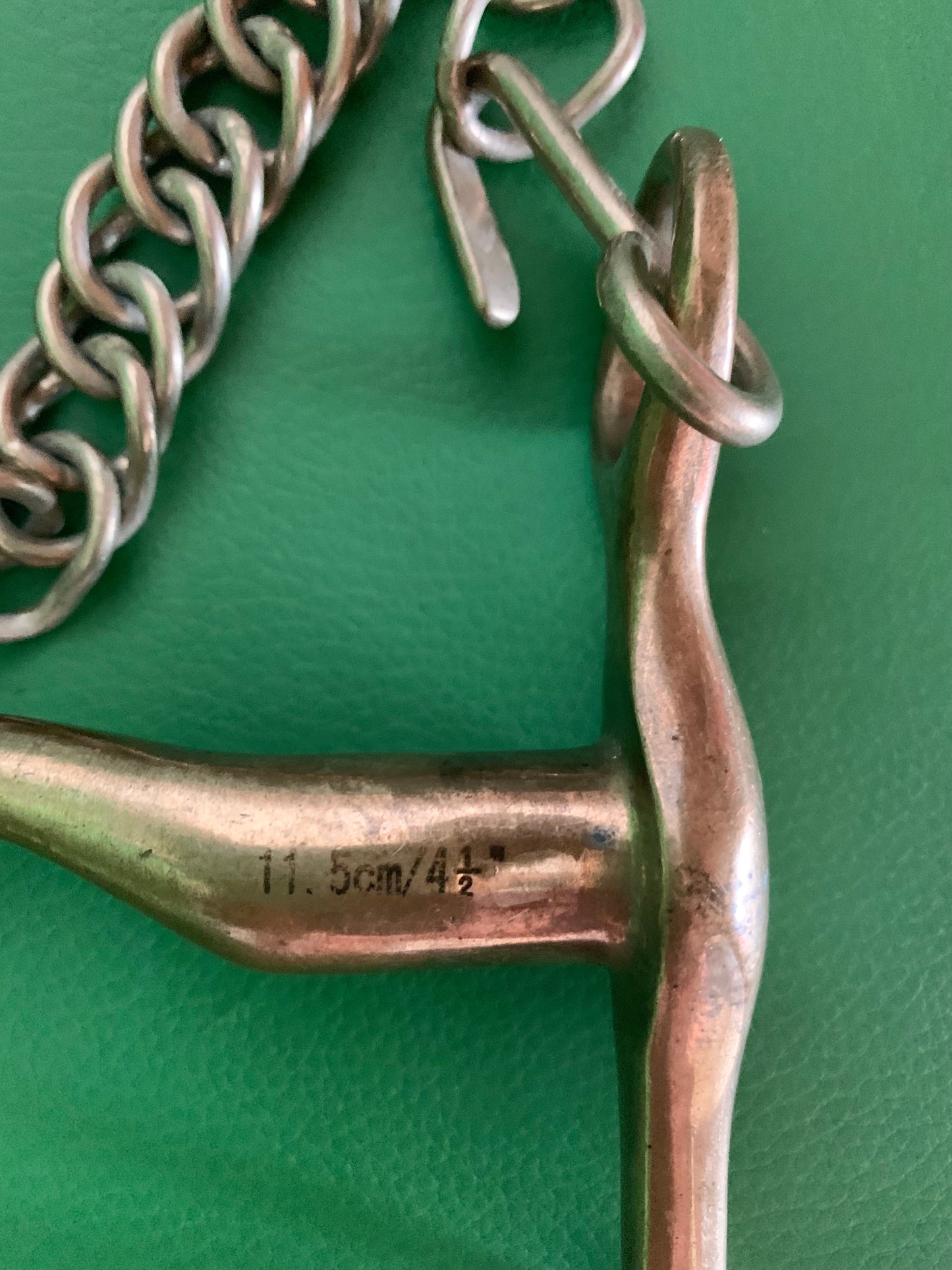 Gold/brass cottage craft 4.5” fixed cheek Weymouth