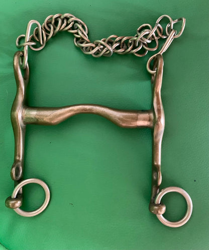 Gold/brass cottage craft 4.5” fixed cheek Weymouth