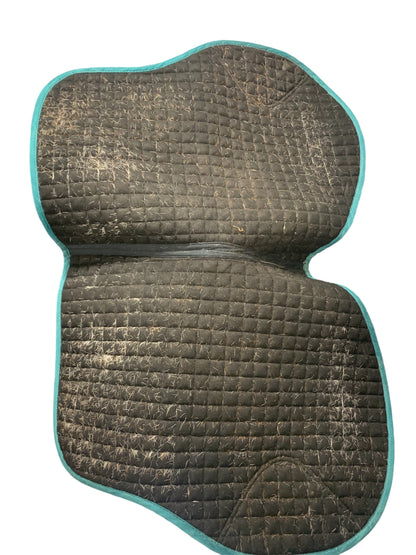 Large Le mieux GP saddle pad in suede teal