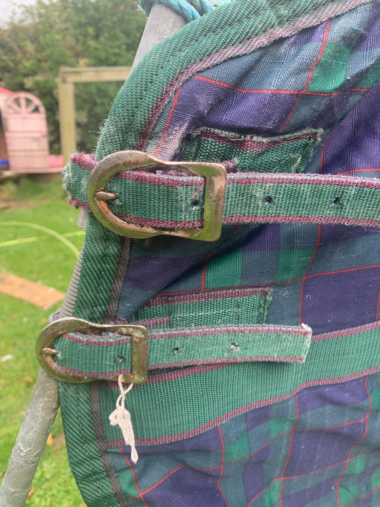 5’9 thick heavy weight Sherpa fleece lined world beater turnout rug ref2