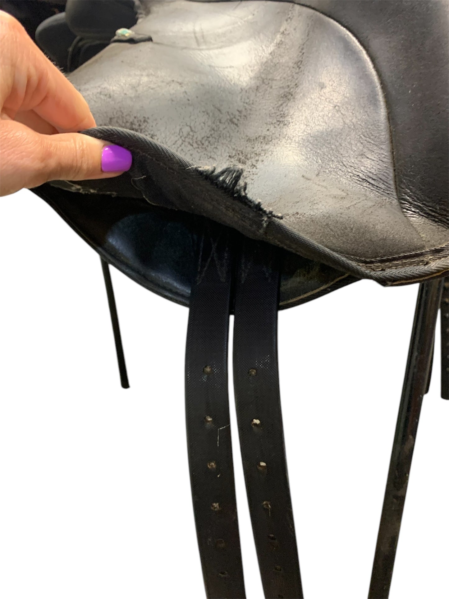 ‼️£10‼️ Cheap and cheerful used very light old wintec saddle Perfect for breaking